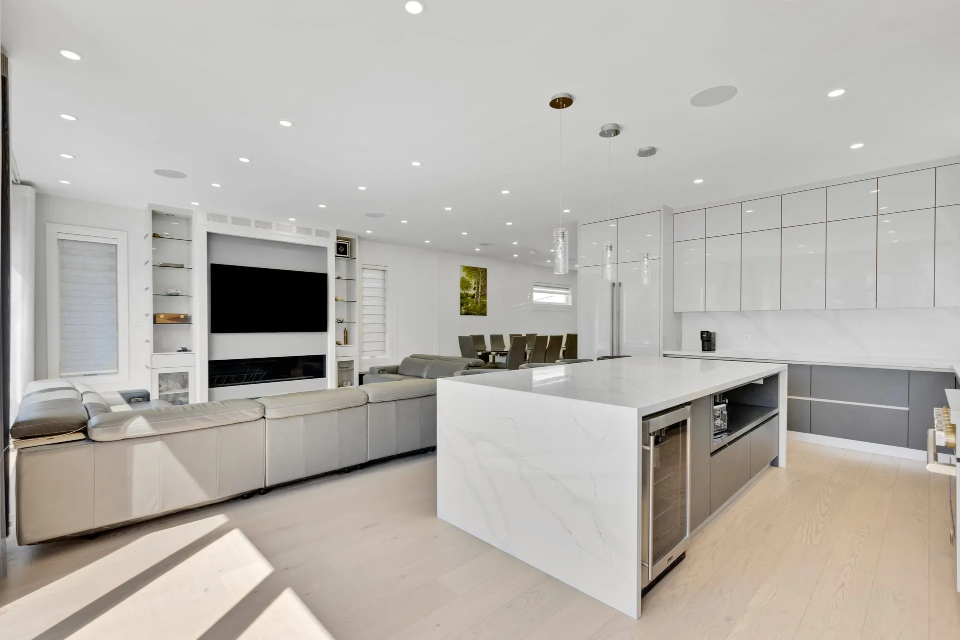 Professionally lit interior real estate photograph of a Mississauga listing