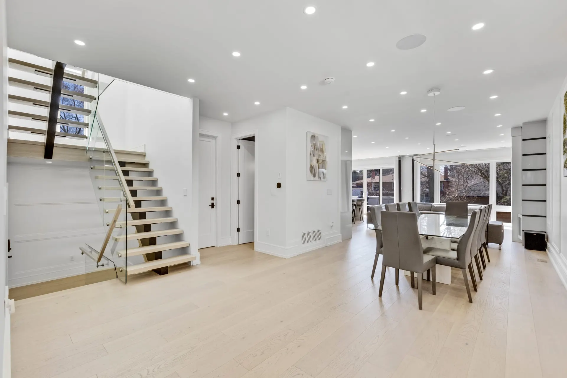 Professionally lit interior of a Mississauga listing, windows and room detail held in the same frame